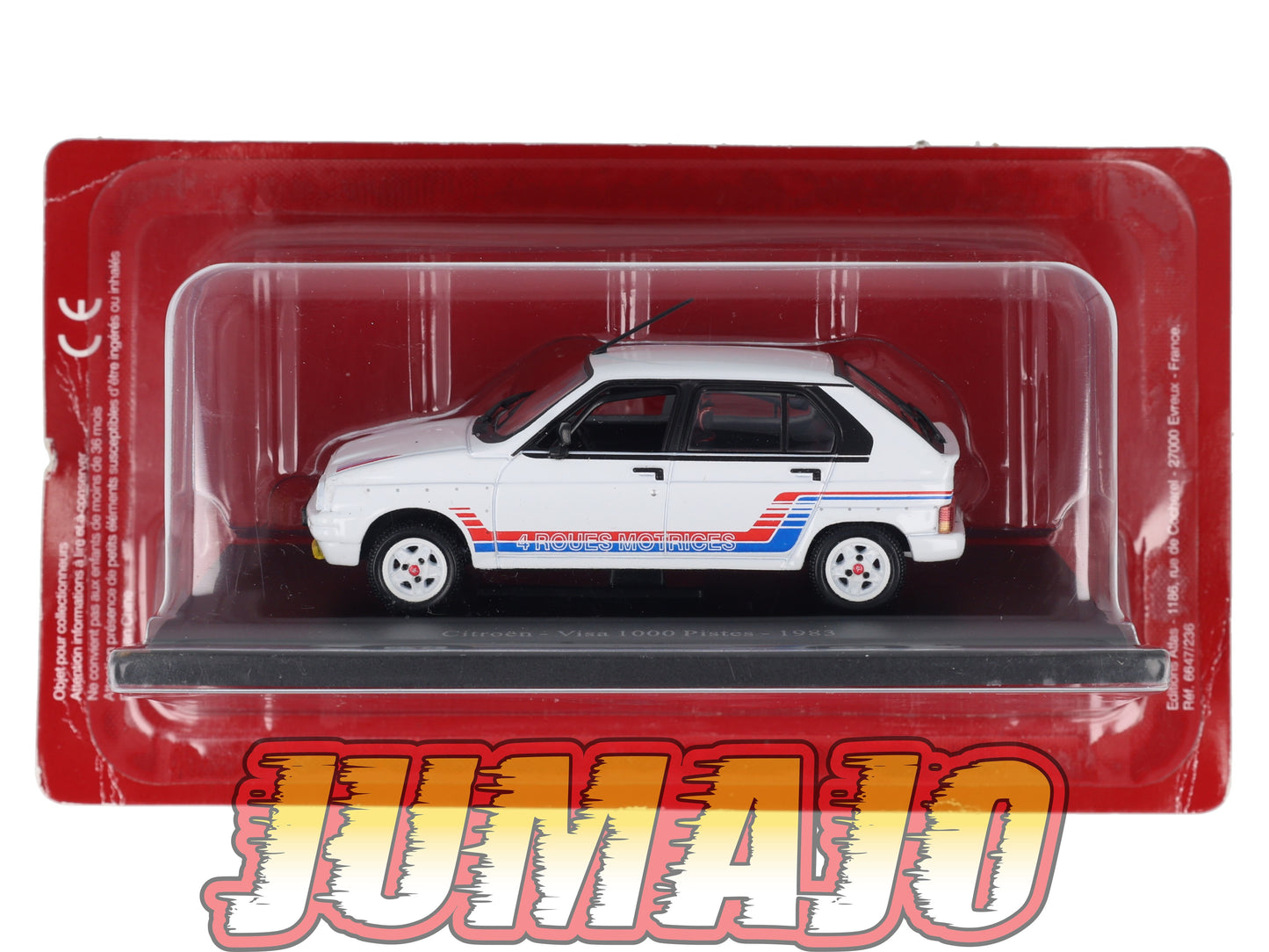 CIT36 Voiture 1/43 Atlas IXO/UH PASSION CITROEN : Visa 1000 Pistes 1983