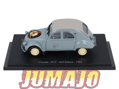 CIT37 Voiture 1/43 Atlas IXO/UH PASSION CITROEN : 2Cv 4x4 Sahara 1961