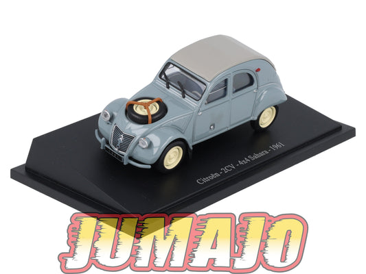 CIT37 Voiture 1/43 Atlas IXO/UH PASSION CITROEN : 2Cv 4x4 Sahara 1961
