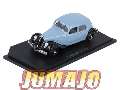 CIT39 Voiture 1/43 Atlas IXO/UH PASSION CITROEN : Traction 22 Berline 1934