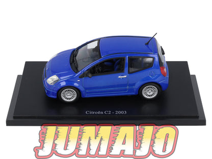 CIT43 Voiture 1/43 Atlas IXO/UH PASSION CITROEN : C2 2003