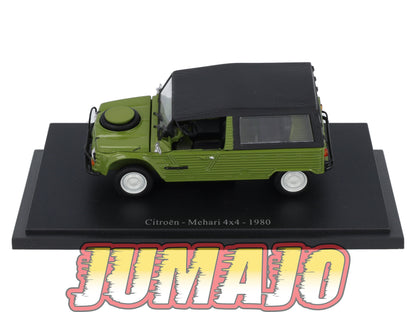 CIT44 Voiture 1/43 Atlas IXO/UH PASSION CITROEN : Méhari 4x4 1980