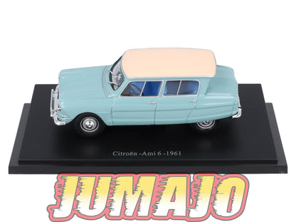 CIT4 Voiture 1/43 Atlas IXO/UH PASSION CITROEN : AMI 6 1961