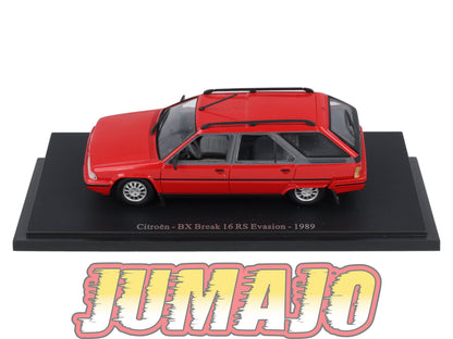CIT63 Voiture 1/43 Atlas IXO/UH PASSION CITROEN BX Break 16 RS Evasion 1989