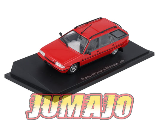 CIT63 Voiture 1/43 Atlas IXO/UH PASSION CITROEN BX Break 16 RS Evasion 1989