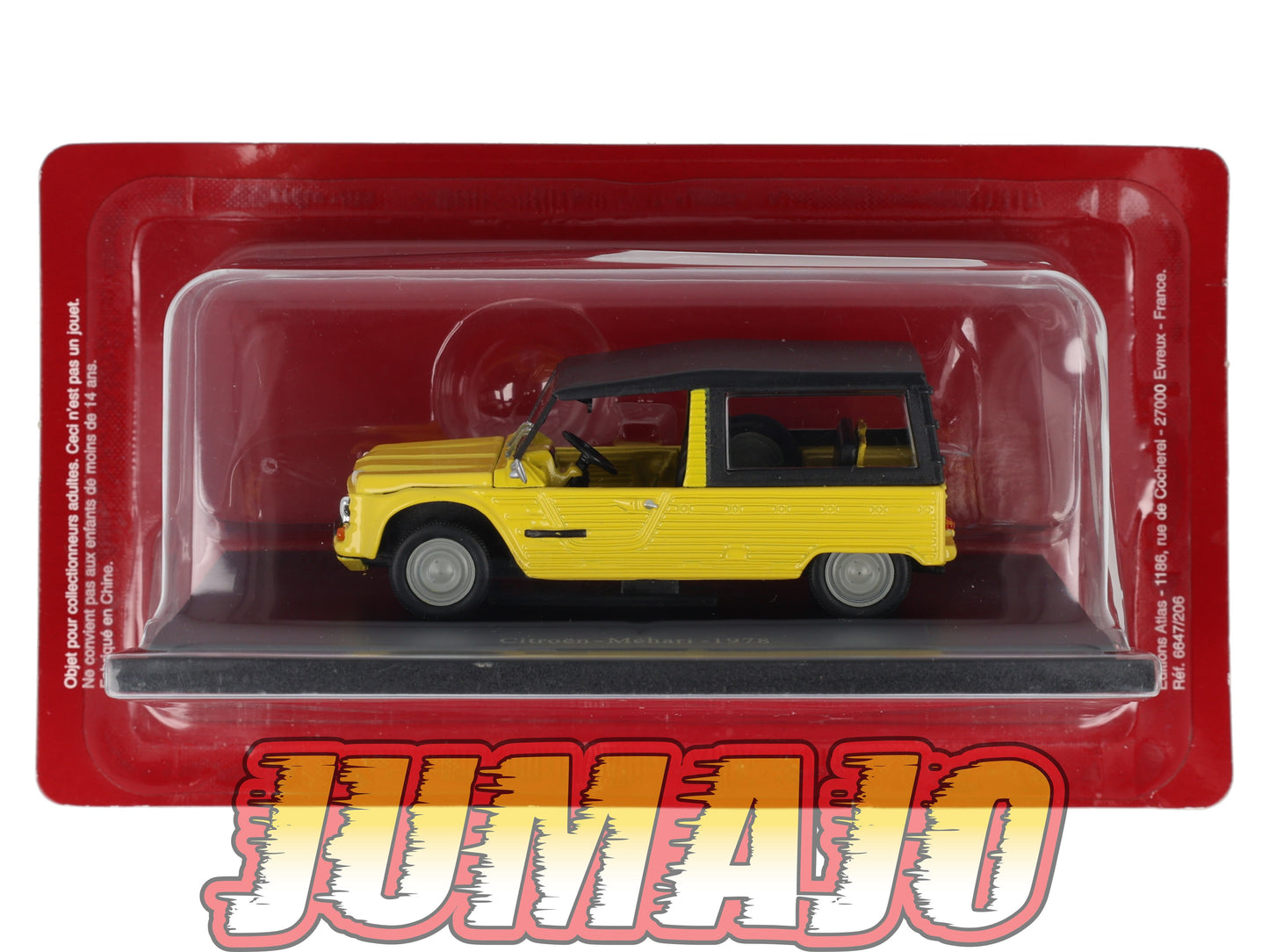 CIT6 Voiture 1/43 Atlas IXO/UH PASSION CITROEN : Méhari 1978