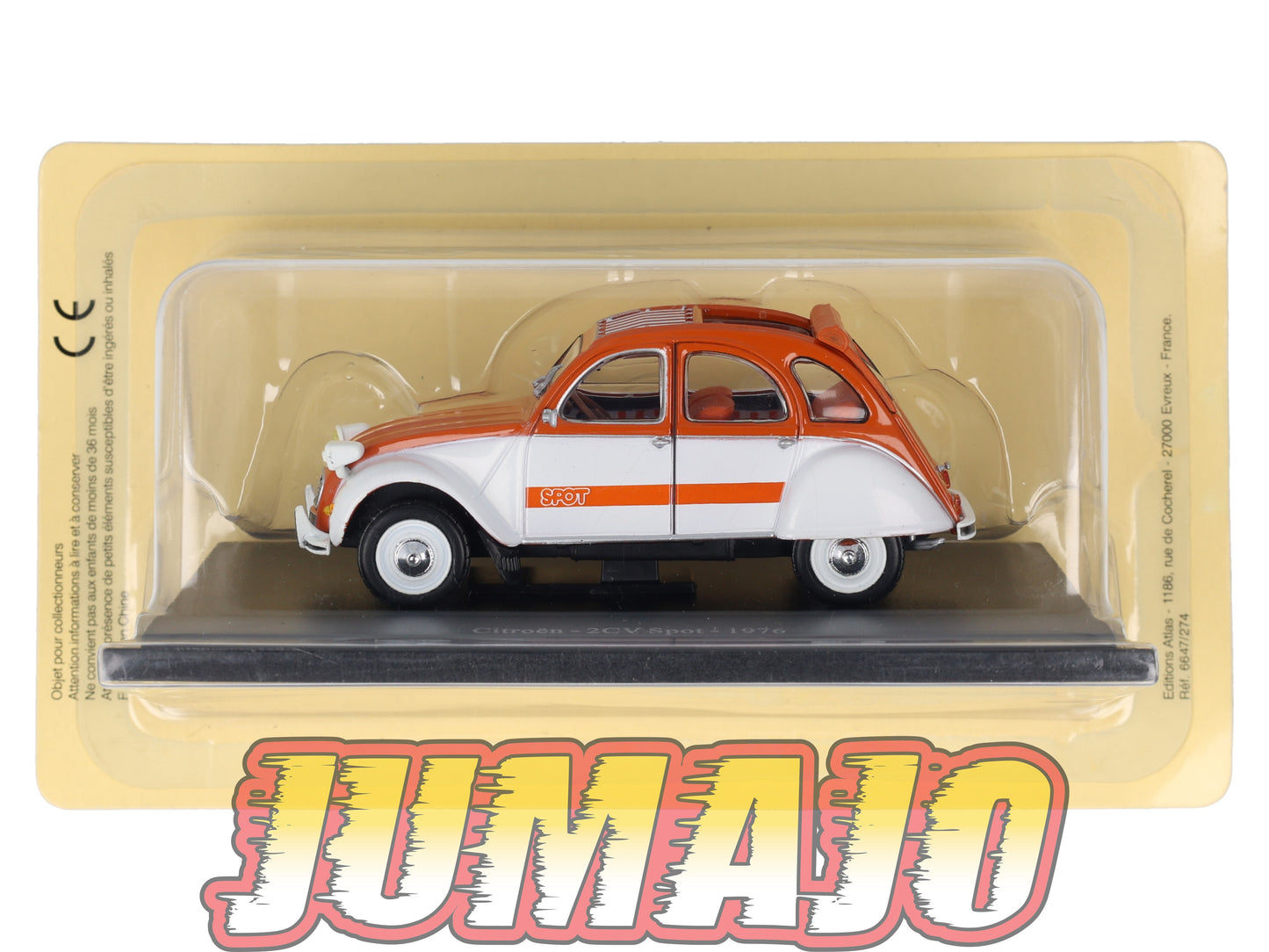 CIT74 Voiture 1/43 Atlas IXO/UH PASSION CITROEN 2CV Spot 1976