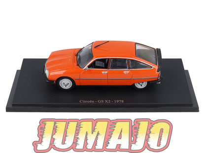 CIT78 Voiture 1/43 Atlas IXO/UH PASSION CITROEN GS X2 1978