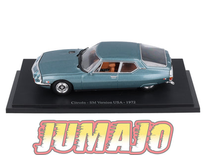 CIT79 Voiture 1/43 Atlas IXO/UH PASSION CITROEN SM Version USA 1972