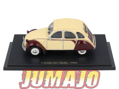 CIT95 Voiture 1/43 Atlas IXO/UH PASSION CITROEN 2CV Dolly 1986