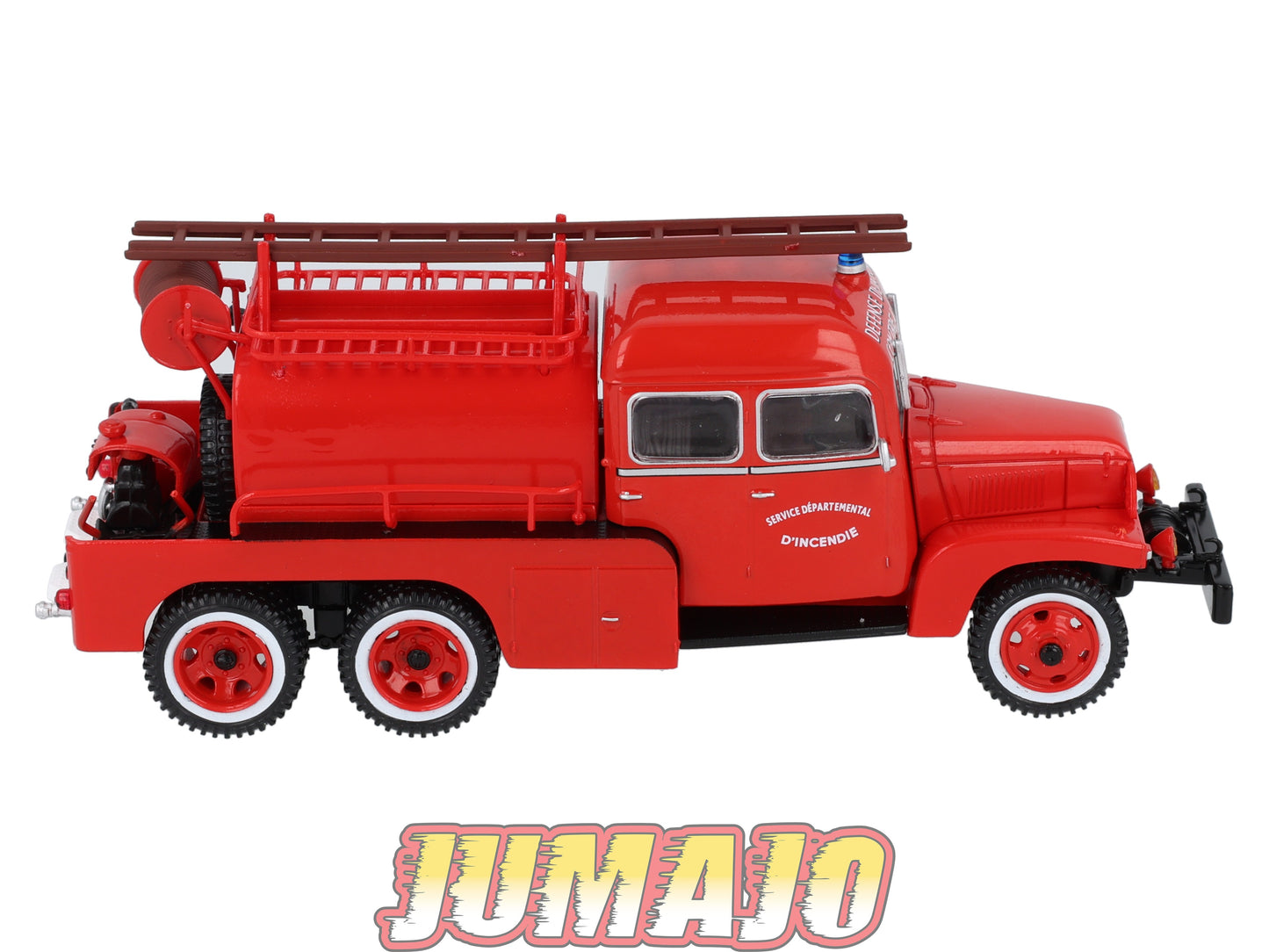 CP132 POMPIERS 1/43 altaya IXO: GMC Double Cabine Service Départemental D'incendie