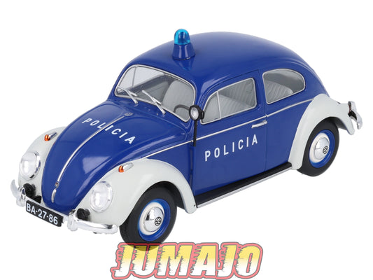 PTVQ805 Voiture 1/24 SALVAT Models : VOLKSWAGEN 1200 Police CADEAU