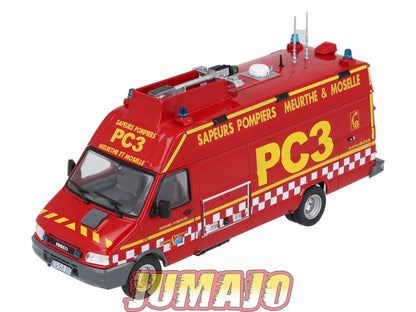 CPL11 Véhicules Légers Sapeurs Pompiers 1/43 Hachette IVECO Daily