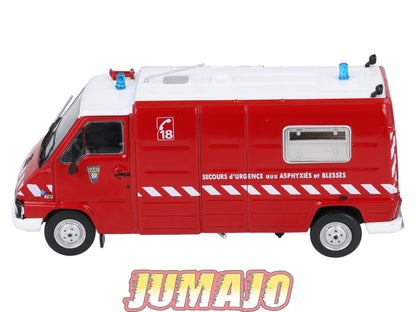 CPL17 Véhicules Légers Sapeurs Pompiers 1/43 Hachette RENAULT Master T35 VSAB