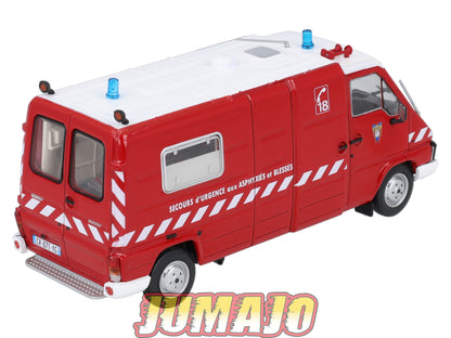 CPL17 Véhicules Légers Sapeurs Pompiers 1/43 Hachette RENAULT Master T35 VSAB