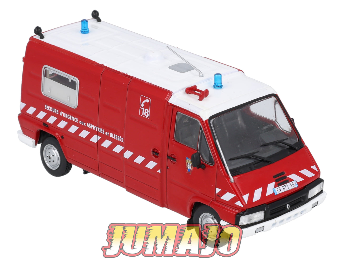 CPL17 Véhicules Légers Sapeurs Pompiers 1/43 Hachette RENAULT Master T35 VSAB