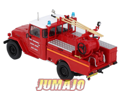 CPL19 Véhicules Légers Sapeurs Pompiers 1/43 Hachette TOYOTA FJ 45 Desautel CCFL