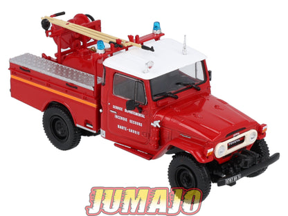 CPL19 Véhicules Légers Sapeurs Pompiers 1/43 Hachette TOYOTA FJ 45 Desautel CCFL