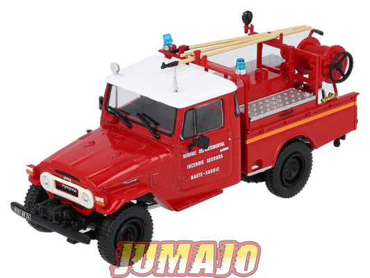 CPL19 Véhicules Légers Sapeurs Pompiers 1/43 Hachette TOYOTA FJ 45 Desautel CCFL