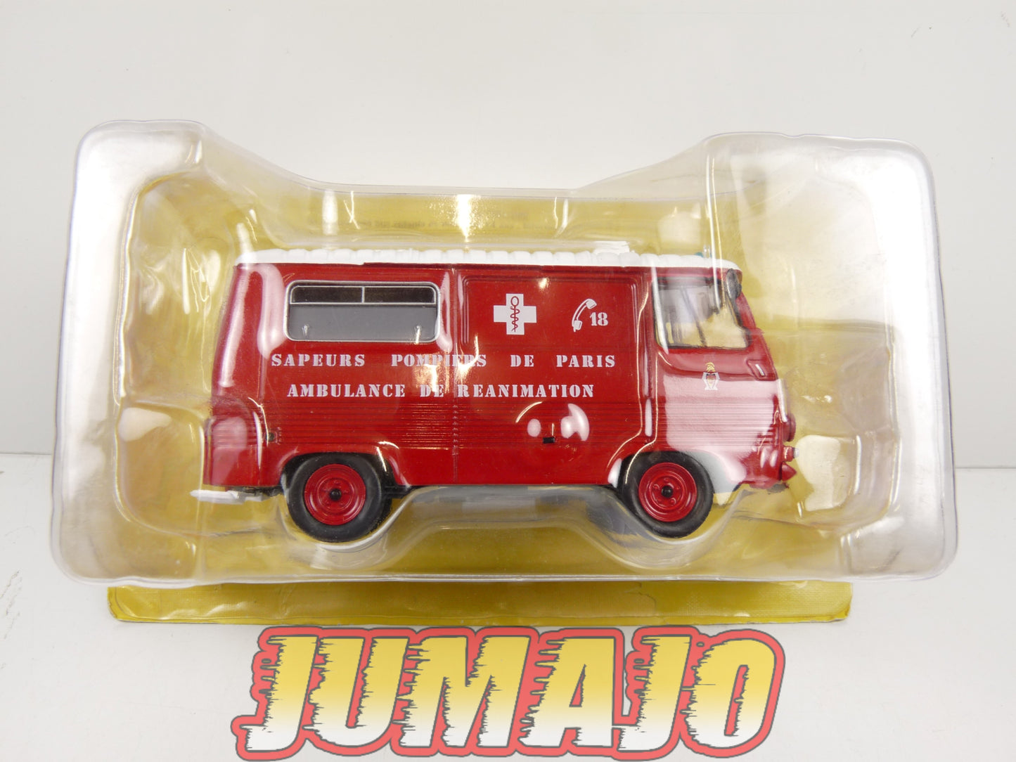 CPL1 Véhicules Légers Sapeurs Pompiers 1/43 Hachette IXO Peugeot J7 Ambulance Paris