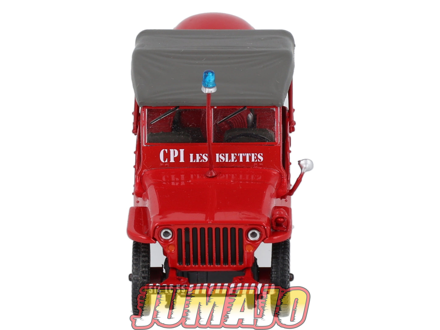 CPL20 Véhicules Légers Sapeurs Pompiers 1/43 Hachette JEEP Willys avec moto-pompe