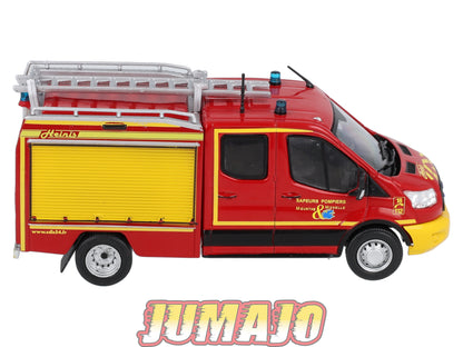 CPL23 Véhicules Légers Sapeurs Pompiers 1/43 Hachette FORD Transit 2013