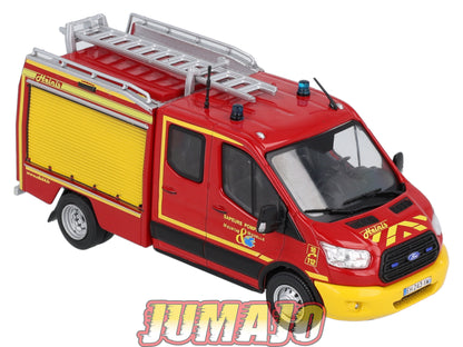 CPL23 Véhicules Légers Sapeurs Pompiers 1/43 Hachette FORD Transit 2013