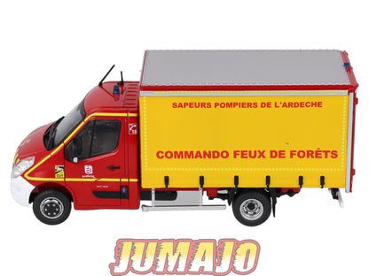 CPL26 Véhicules Légers Sapeurs Pompiers 1/43 Hachette RENAULT Master VCFF Ardeche