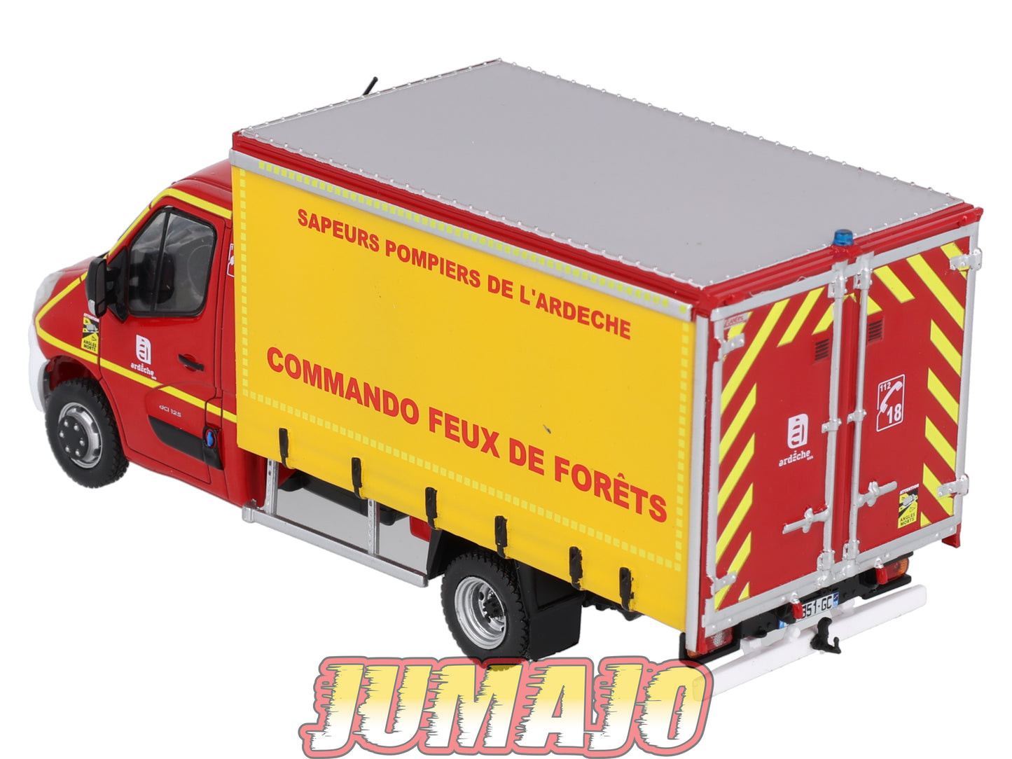 CPL26 Véhicules Légers Sapeurs Pompiers 1/43 Hachette RENAULT Master VCFF Ardeche