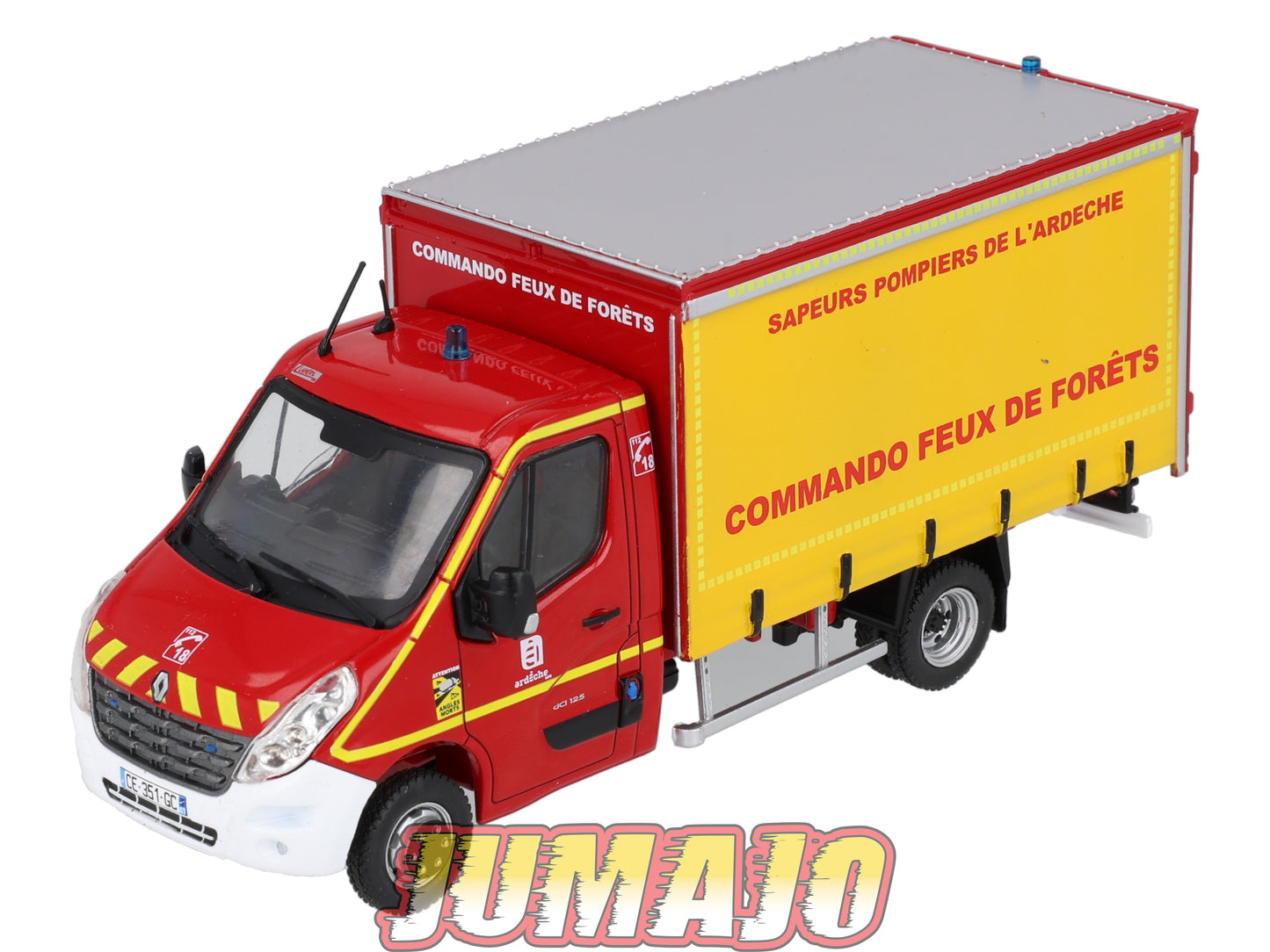 CPL26 Véhicules Légers Sapeurs Pompiers 1/43 Hachette RENAULT Master VCFF Ardeche