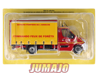 CPL26 Véhicules Légers Sapeurs Pompiers 1/43 Hachette RENAULT Master VCFF Ardeche