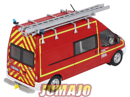 CPL28 Véhicules Légers Sapeurs Pompiers 1/43 Hachette IXO FORD Transit 140 T35