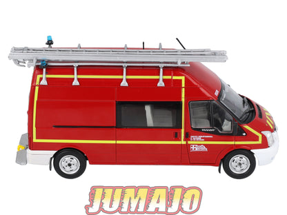 CPL28 Véhicules Légers Sapeurs Pompiers 1/43 Hachette IXO FORD Transit 140 T35