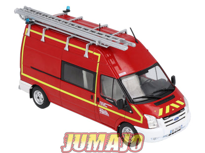 CPL28 Véhicules Légers Sapeurs Pompiers 1/43 Hachette IXO FORD Transit 140 T35