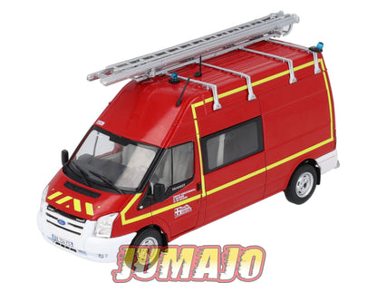 CPL28 Véhicules Légers Sapeurs Pompiers 1/43 Hachette IXO FORD Transit 140 T35