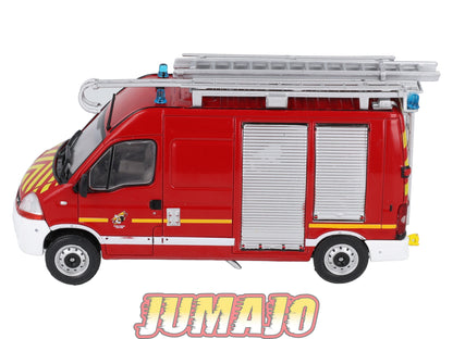 CPL31 Véhicules Légers Sapeurs Pompiers 1/43 Hachette RENAULT Master II FS