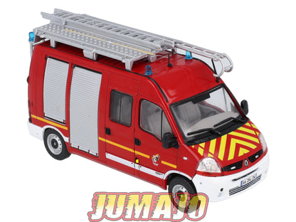 CPL31 Véhicules Légers Sapeurs Pompiers 1/43 Hachette RENAULT Master II FS