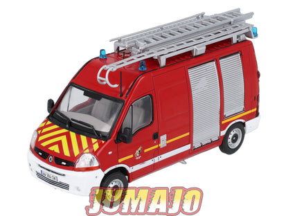 CPL31 Véhicules Légers Sapeurs Pompiers 1/43 Hachette RENAULT Master II FS