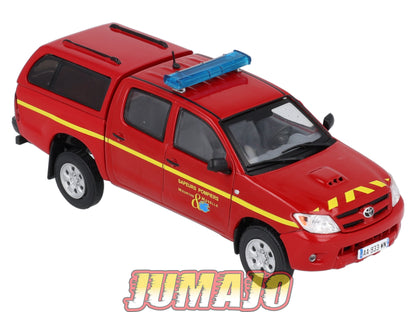 CPL32 Véhicules Légers Sapeurs Pompiers 1/43 Hachette TOYOTA Hilux VLHR Meurthe & Moselle