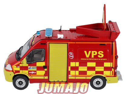 CPL33 Véhicules Légers Sapeurs Pompiers 1/43 Hachette RENAULT Master II VPS Lanéry