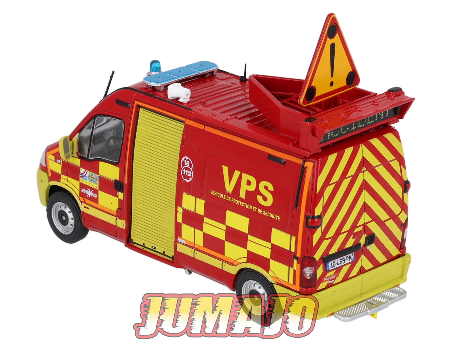 CPL33 Véhicules Légers Sapeurs Pompiers 1/43 Hachette RENAULT Master II VPS Lanéry