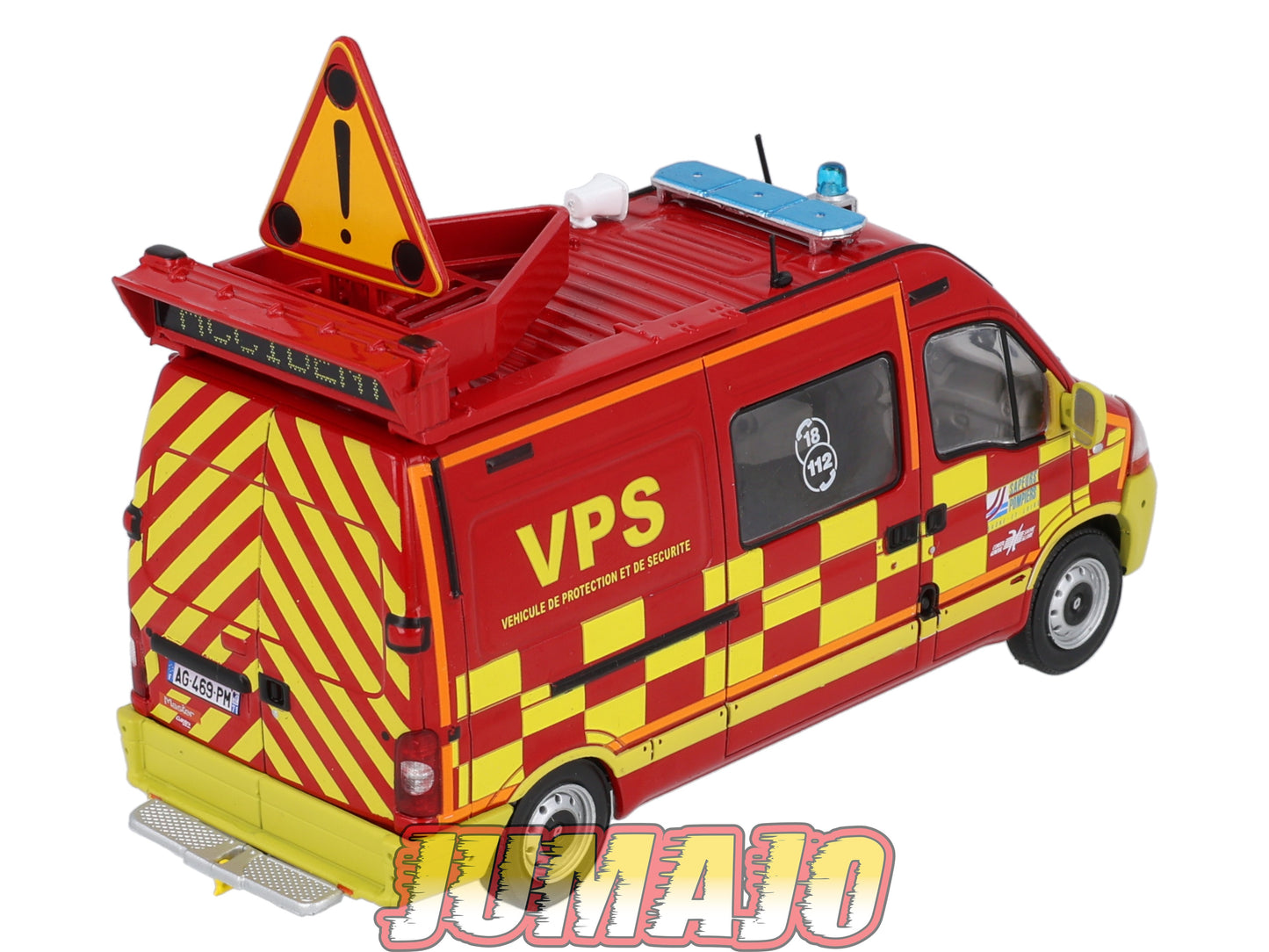 CPL33 Véhicules Légers Sapeurs Pompiers 1/43 Hachette RENAULT Master II VPS Lanéry