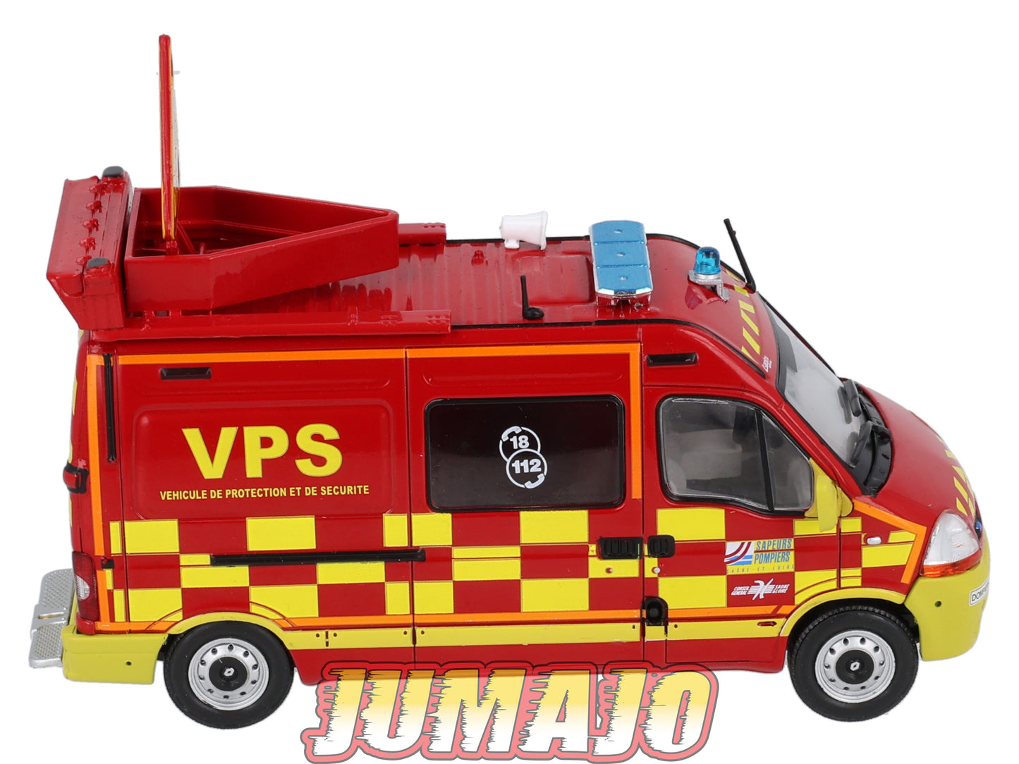 CPL33 Véhicules Légers Sapeurs Pompiers 1/43 Hachette RENAULT Master II VPS Lanéry