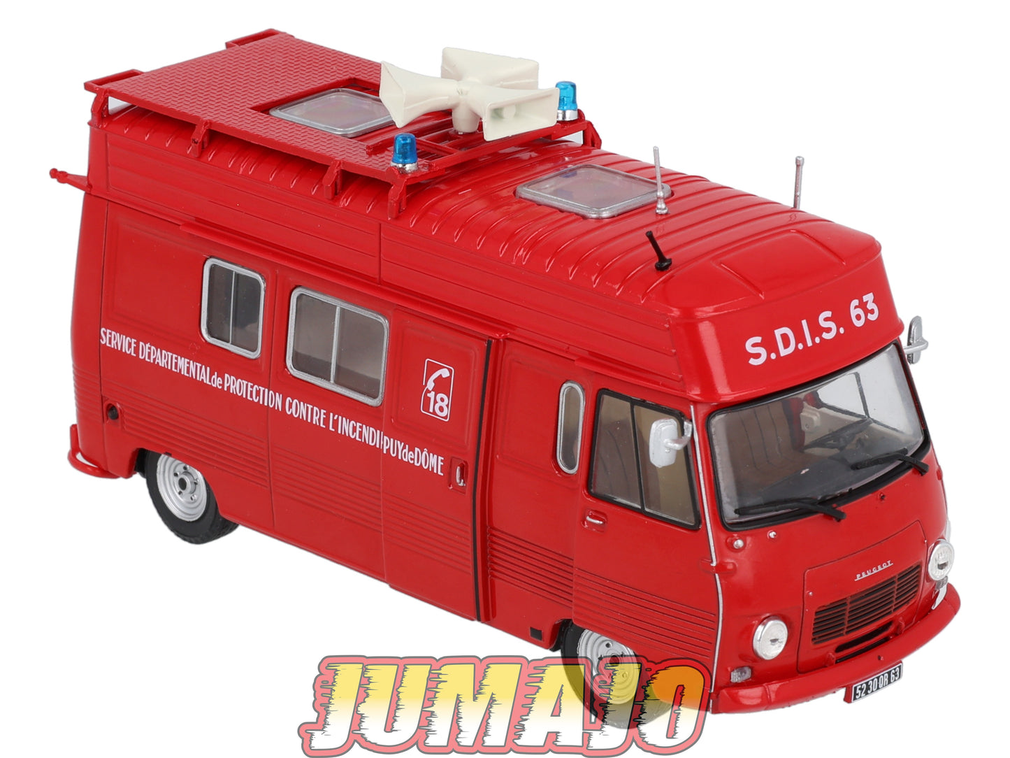 CPL37 Véhicules Légers Sapeurs Pompiers 1/43 Hachette PEUGEOT J7 PCM