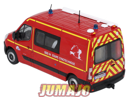 CPL43 Véhicules Légers Sapeurs Pompiers 1/43 Hachette RENAULT Master III VTP