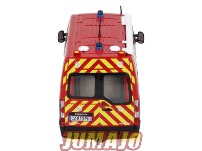 CPL43 Véhicules Légers Sapeurs Pompiers 1/43 Hachette RENAULT Master III VTP