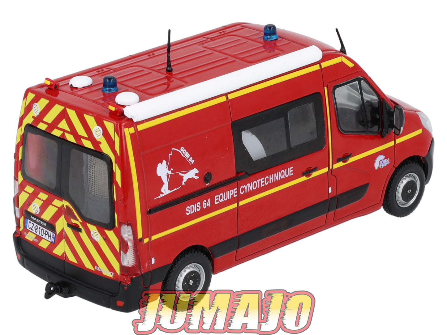 CPL43 Véhicules Légers Sapeurs Pompiers 1/43 Hachette RENAULT Master III VTP