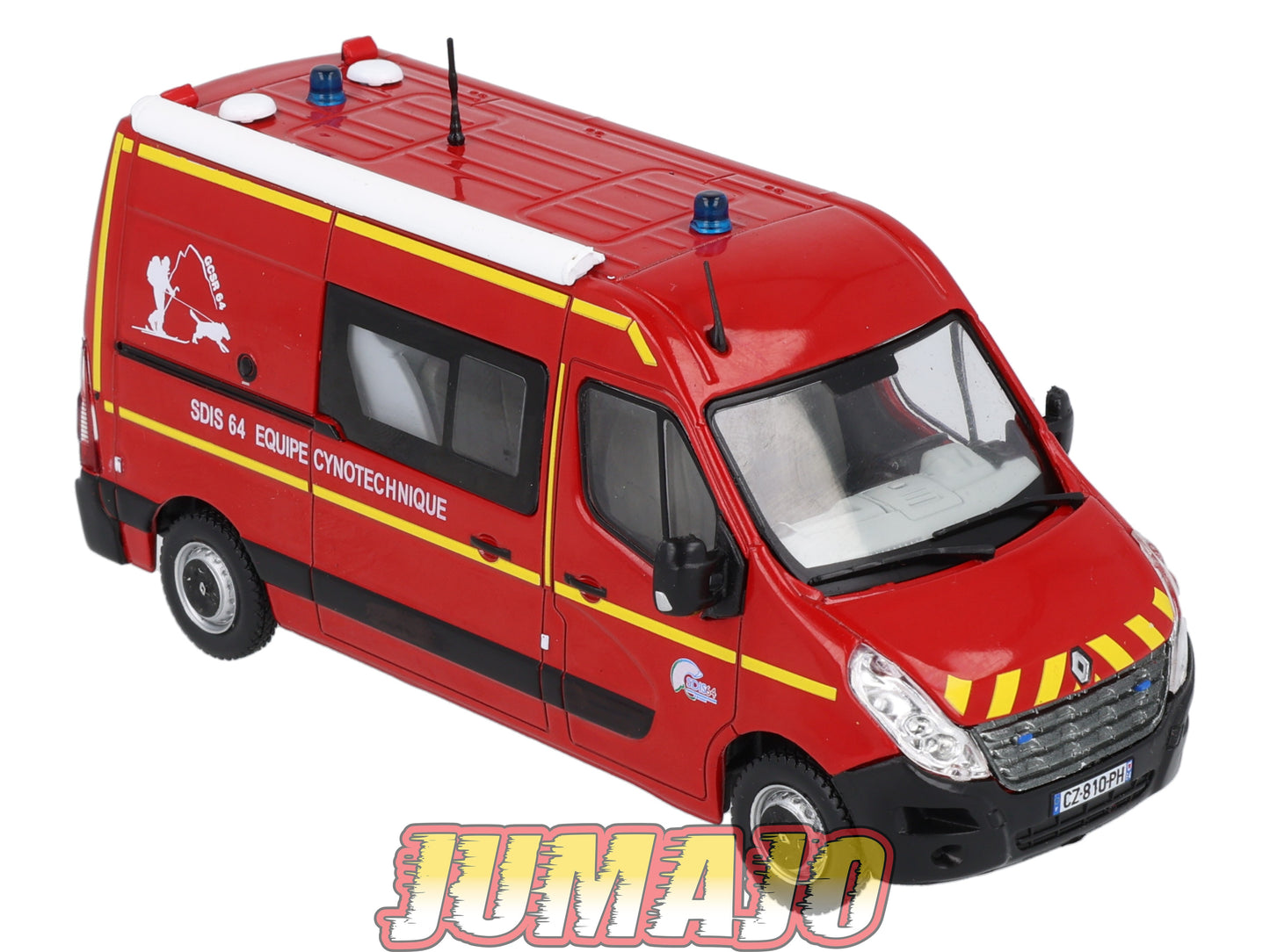 CPL43 Véhicules Légers Sapeurs Pompiers 1/43 Hachette RENAULT Master III VTP