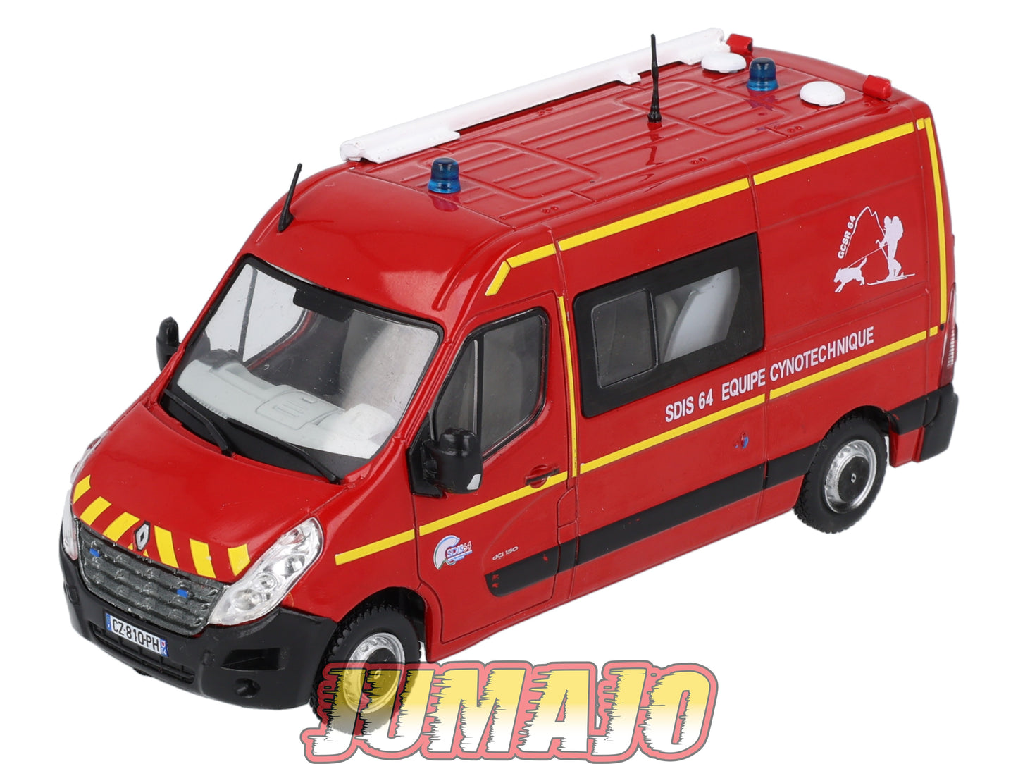 CPL43 Véhicules Légers Sapeurs Pompiers 1/43 Hachette RENAULT Master III VTP