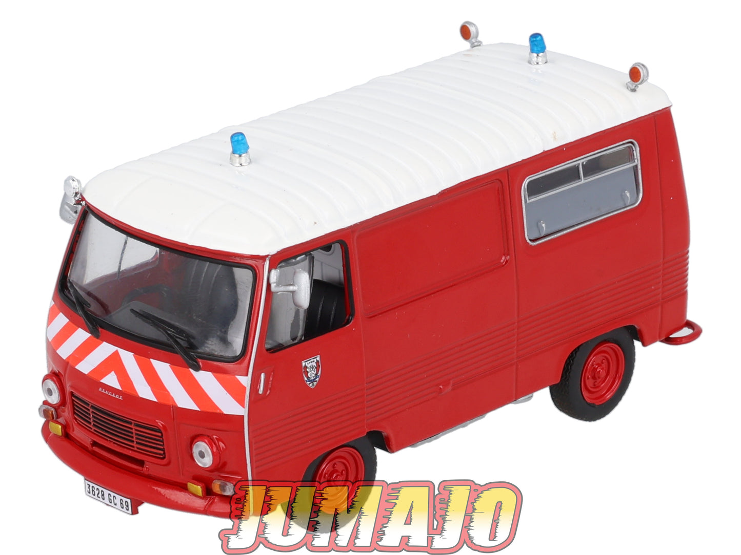 CPL49 Véhicules Légers Sapeurs Pompiers 1/43 Hachette PEUGEOT J9 VSR BBP Yvelines